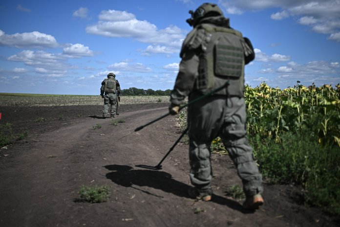 Influența minelor asupra locuitorilor din Ucraina