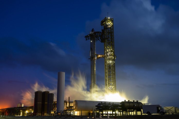 Racheta Starship, concepută pentru misiuni spre Lună și Marte, va realiza un nou zbor de test.