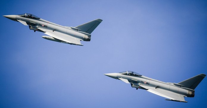 Atenţie în Marea Baltică: Germania trimite două avioane Eurofighter pentru a intercepționa un avion de supraveghere rusesc