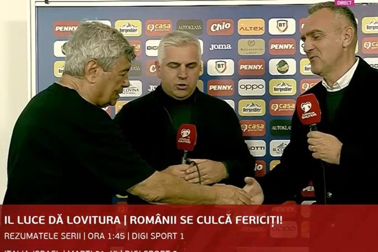 Momente uimitoare la Digi Sport! Lucescu a spus că nu va participa la interviu, i-a mustrat pe jurnaliști, dar apoi s-a răzgândit și a revenit: „Vreau respect!”