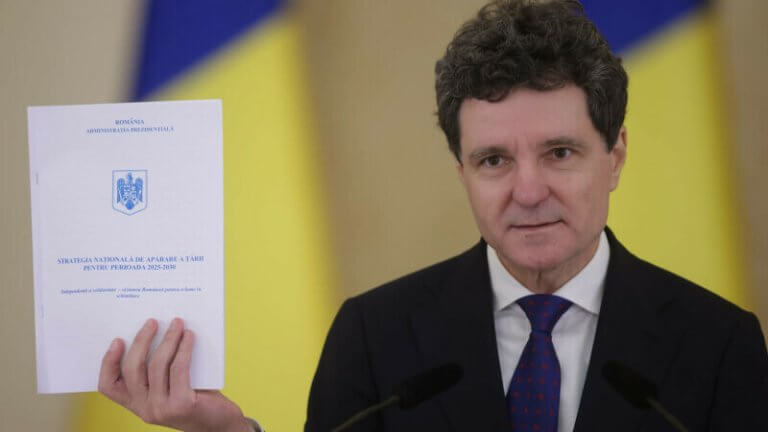 Principalele puncte ale Strategiei de Apărare a României expuse de președintele Nicușor Dan