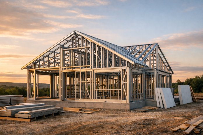 Ce este o casă pe structură metalică și cum funcționează acest sistem constructiv?