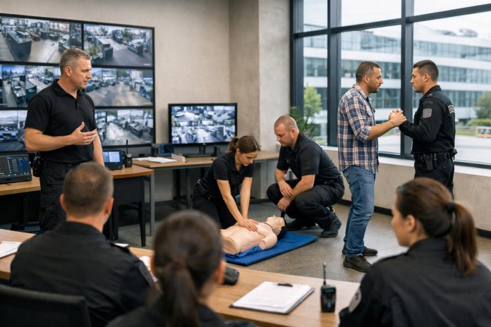 Ce presupune instruirea agenților de securitate?