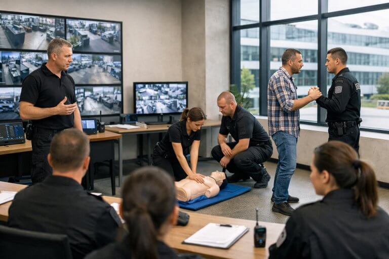 Ce presupune instruirea agenților de securitate?