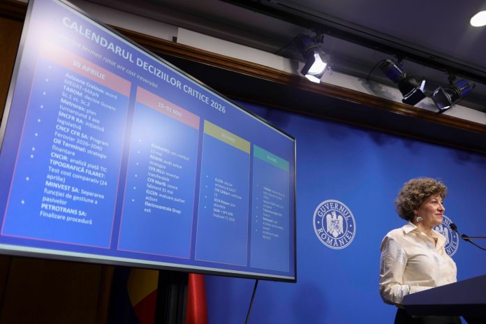 Guvernul evaluează înregistrarea firmelor de stat la Bursă / Vicepremierul Oana Gheorghiu: Se impun studii de fezabilitate. Absența angajamentului politic - VIDEO