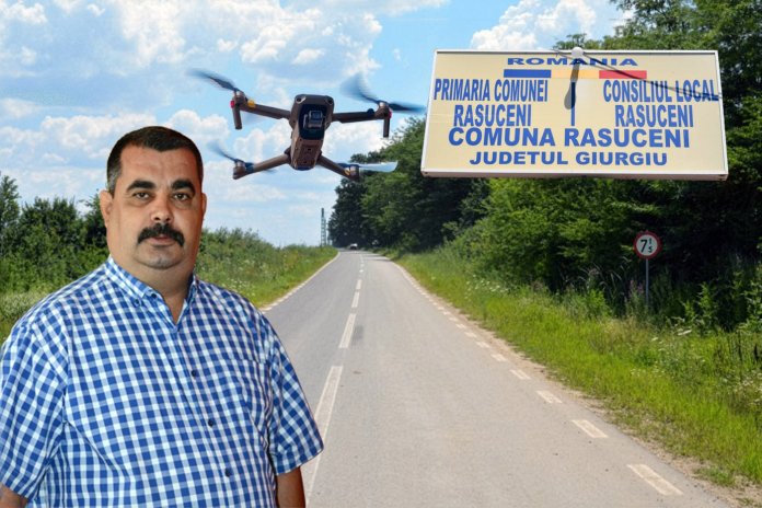 Una dintre cele mai defavorizate comune din România a introdus un sistem de supraveghere video, utilizând drone și autorizație de parcare.